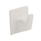 Square Hook Large S/Adhesive White  (Retail Pack of 1)